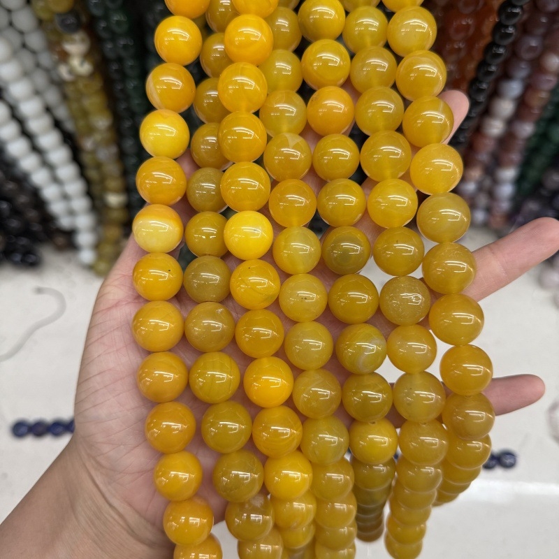 Χάντρες από φυσική πέτρα – γυαλισμένες, σχήμα Old-Type μήλου, μοτίβο Totem, κωδικός Mj250708-321