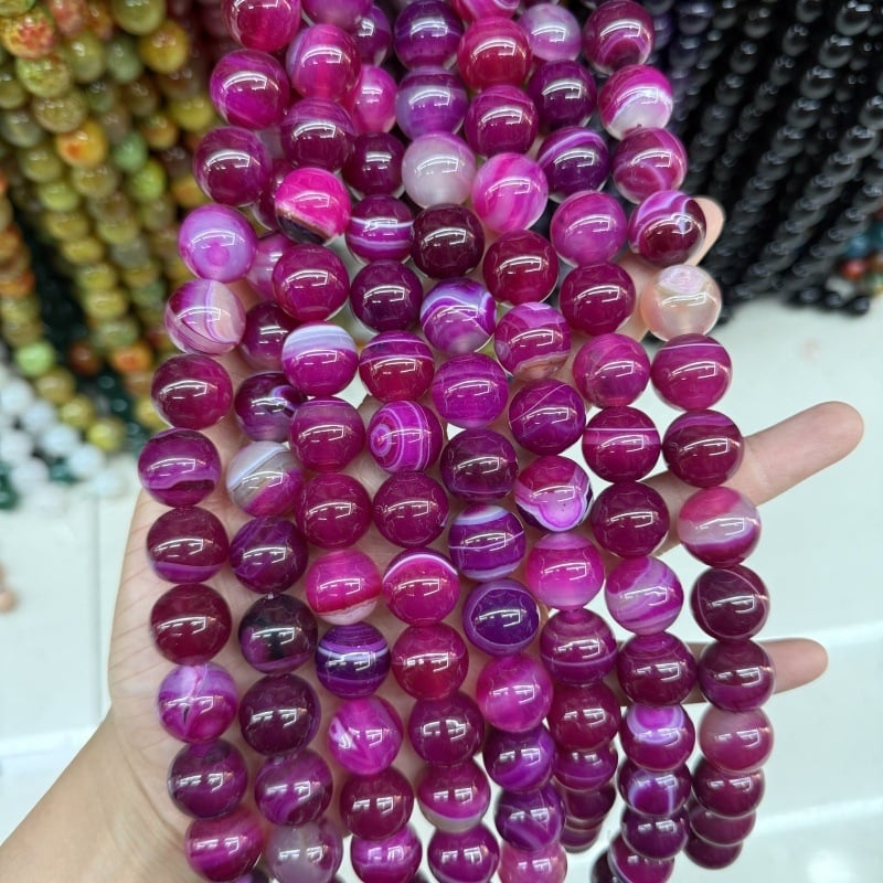 Χάντρες από φυσική πέτρα – γυαλισμένες, σχήμα Old-Type μήλου, μοτίβο Totem, κωδικός Mj250708-321