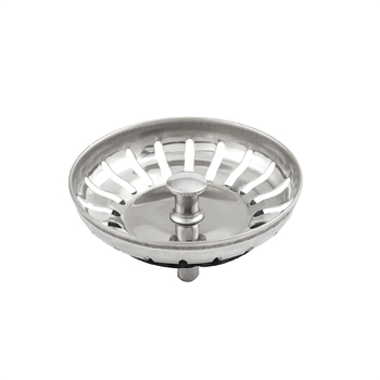 Тапа за мивка с филтър, неръждаема стомана, модел 2034, размери 8x29.7, нетно тегло 47 г