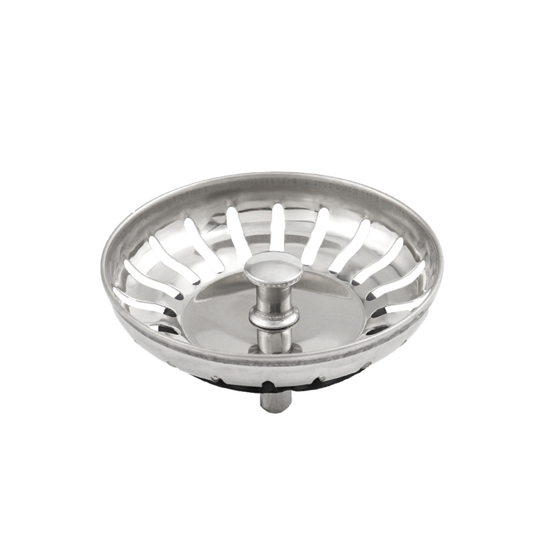 Тапа за мивка с филтър, неръждаема стомана, модел 2034, размери 8x29.7, нетно тегло 47 г