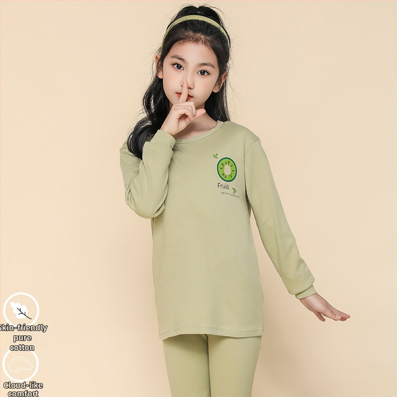 Σετ θερμικού εσωρούχου για κορίτσια, 100% βαμβάκι, για άνοιξη, φθινόπωρο και χειμώνα, διατηρεί τη ζεστασιά, για ηλικίες 8+ ετών (ύψος 140 cm+)