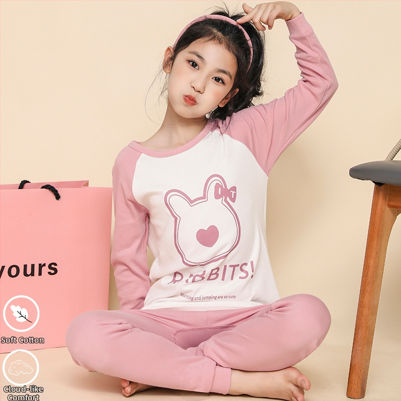 Σετ θερμικού εσωρούχου για κορίτσια, 100% βαμβάκι, για άνοιξη, φθινόπωρο και χειμώνα, διατηρεί τη ζεστασιά, για ηλικίες 8+ ετών (ύψος 140 cm+)