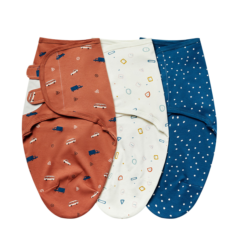 Υπνόσακος μωρού σε στυλ κουκούλι από 100% βαμβάκι, επένδυση από βαμβάκι, μήκος 75 εκ, για ηλικίες 0–1 έτους, τεσσάρων εποχών, με σχέδιο καρτούν, πλένεται