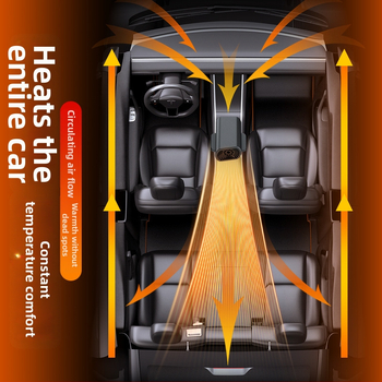 Autómelegítő Bymaocar BY-1580, 65W, Műanyag, vákuumos rögzítésű, légszűrő és páramentesítés