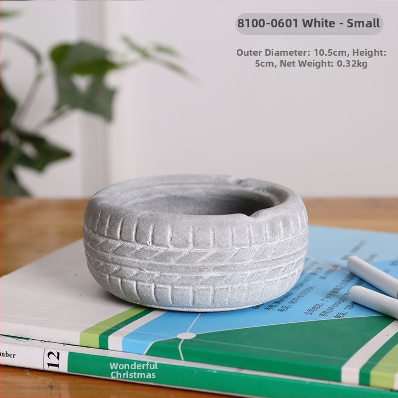 Настолен пепелник с форма на гума, минималистичен индустриален технологичен дизайн, модел AS65465161