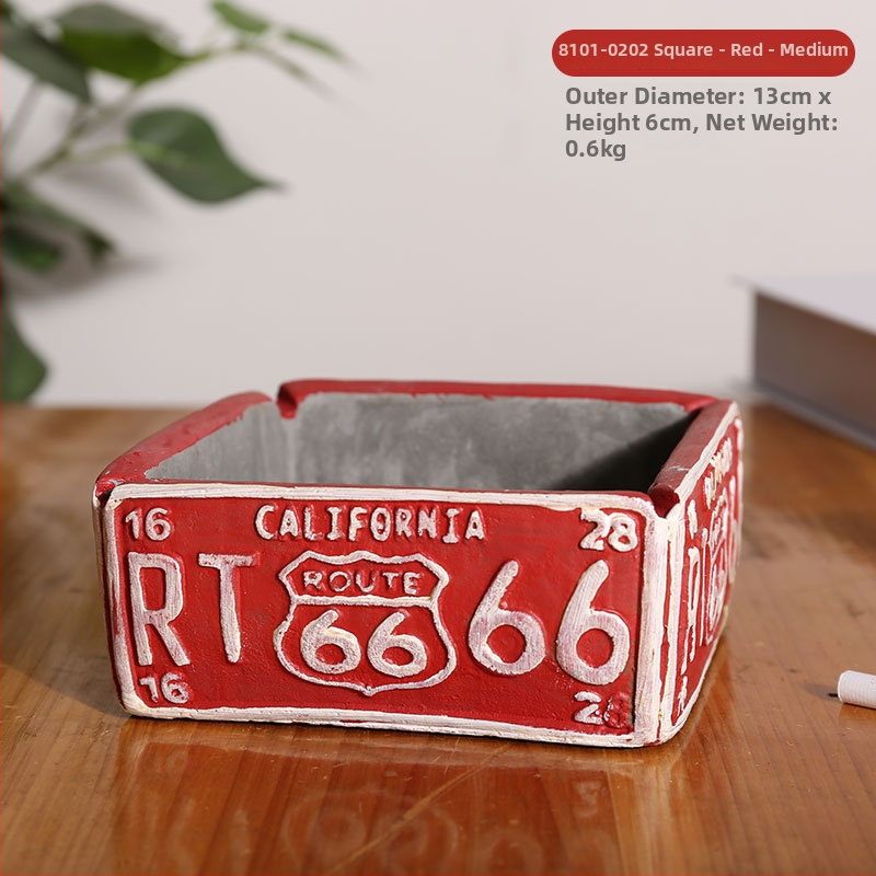 Настолен пепелник с форма на гума, минималистичен индустриален технологичен дизайн, модел AS65465161