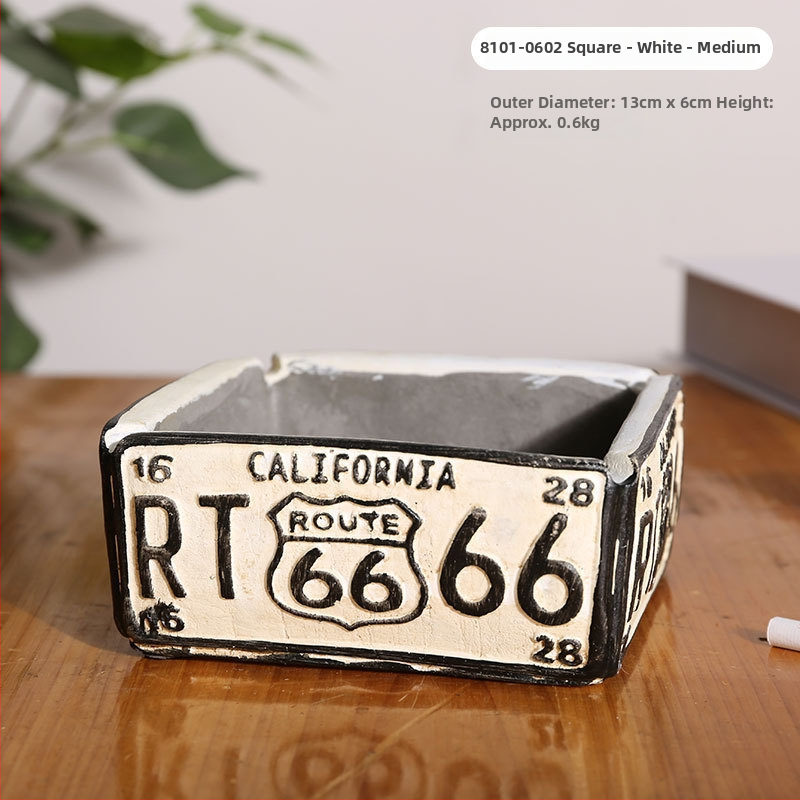 Настолен пепелник с форма на гума, минималистичен индустриален технологичен дизайн, модел AS65465161