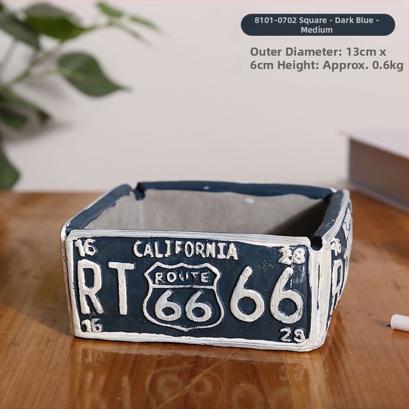 Настолен пепелник с форма на гума, минималистичен индустриален технологичен дизайн, модел AS65465161