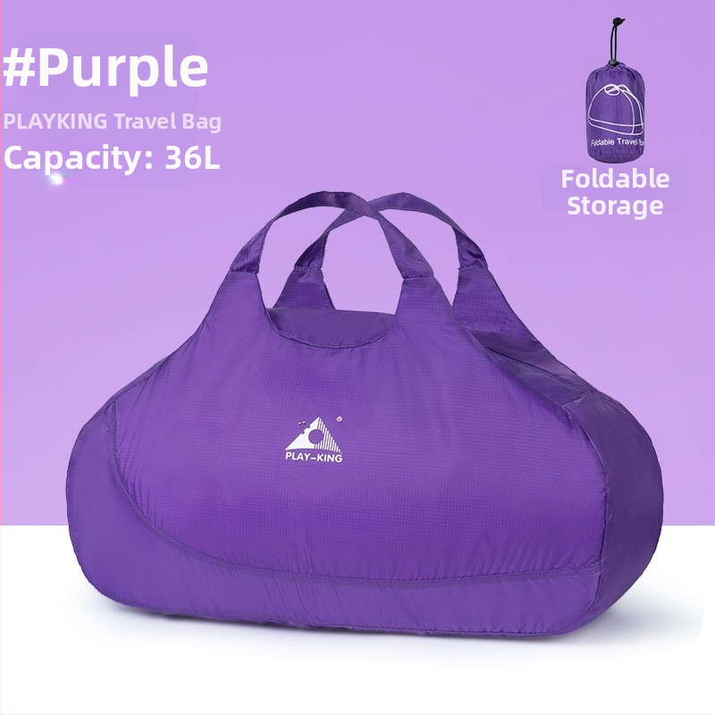 Unisex υπερ-ελαφριά πτυσσόμενη ταξιδιωτική Duffel τσάντα, 36–55L, πολυεστέρας