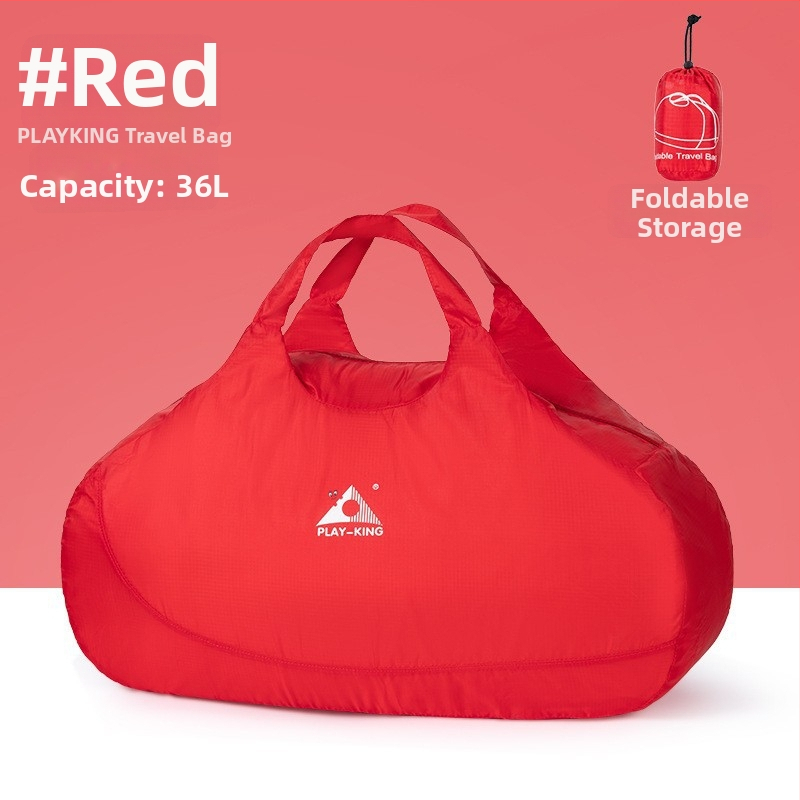 Unisex υπερ-ελαφριά πτυσσόμενη ταξιδιωτική Duffel τσάντα, 36–55L, πολυεστέρας