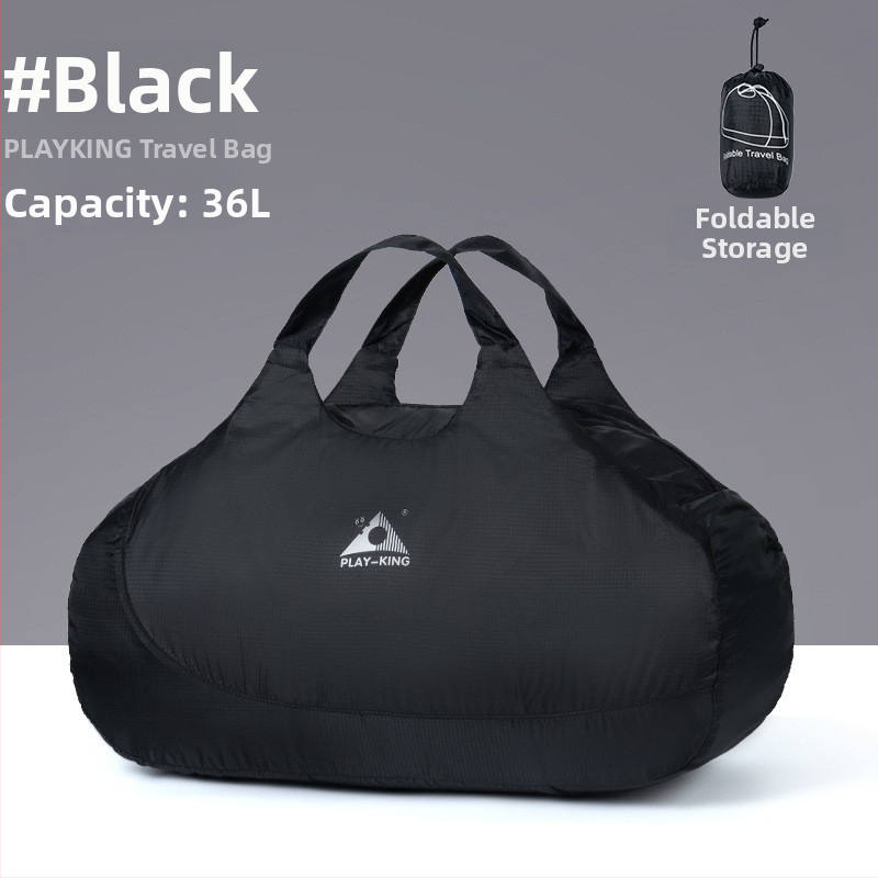 Unisex υπερ-ελαφριά πτυσσόμενη ταξιδιωτική Duffel τσάντα, 36–55L, πολυεστέρας