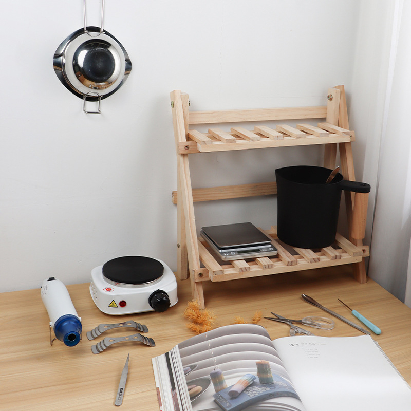 Mingmens aromaterápiás gyertya készítő készlet — kézműves eszközök indukciós főzőfelülettel, viasz fazékkal és hőmérővel