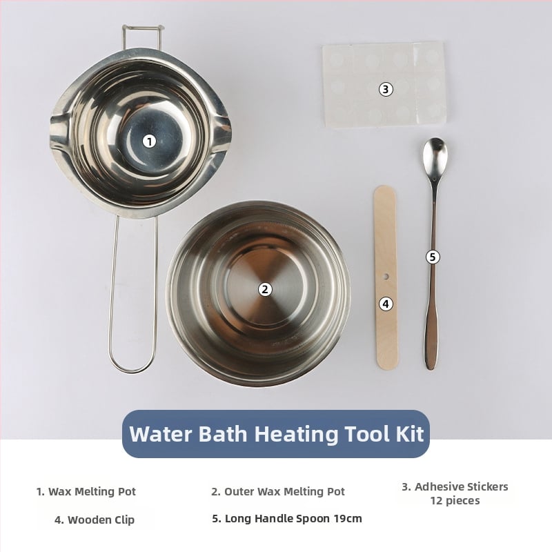Mingmens aromaterápiás gyertya készítő készlet — kézműves eszközök indukciós főzőfelülettel, viasz fazékkal és hőmérővel