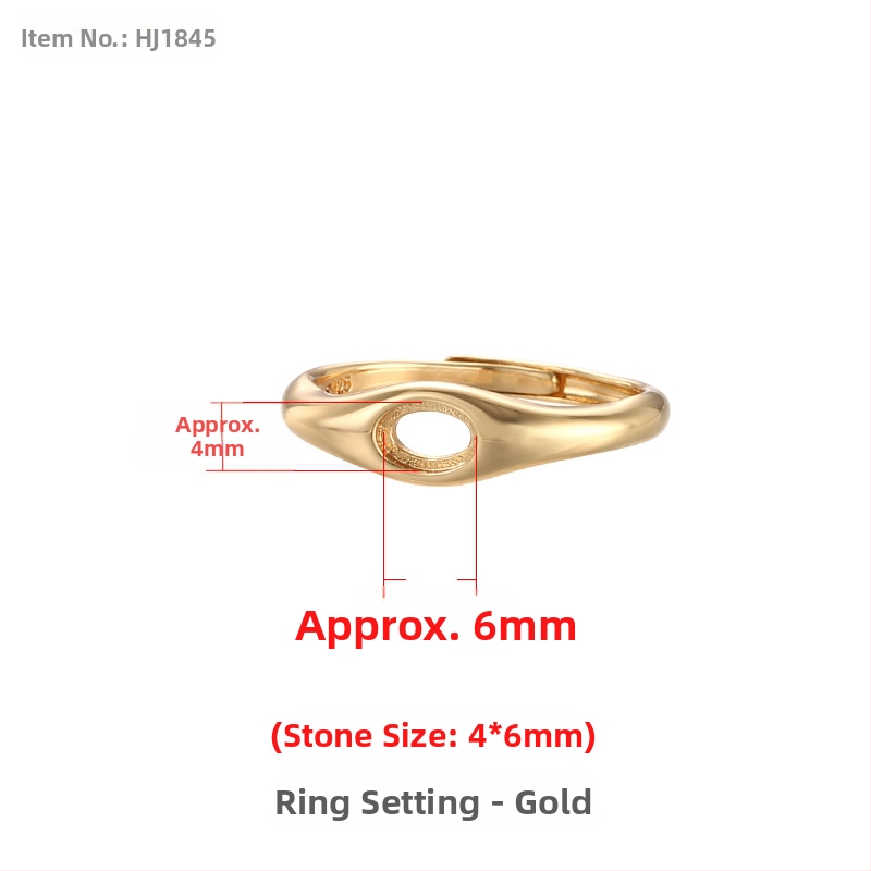 Réz gyűrűtartó, állítható nyílású, ovális forma, uniszex eredeti dizájn, elektroplátolt felület