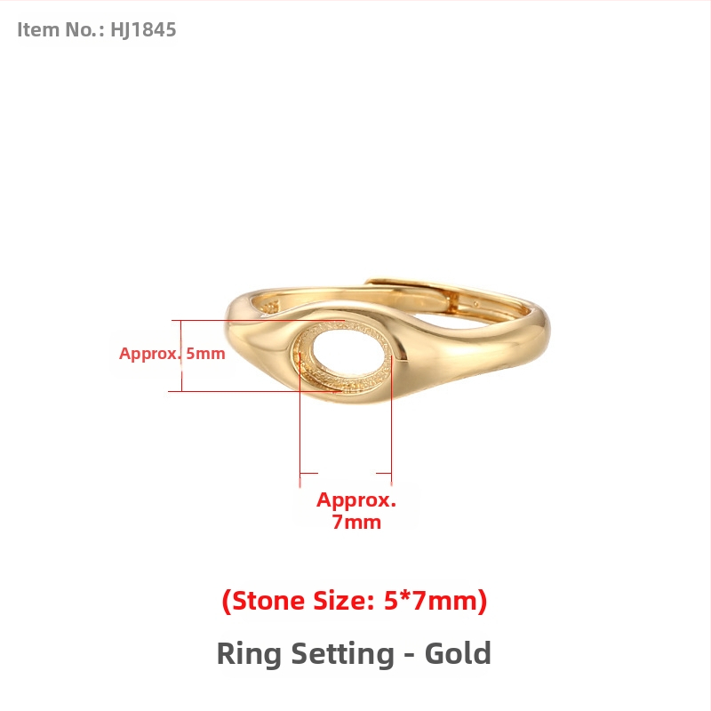 Réz gyűrűtartó, állítható nyílású, ovális forma, uniszex eredeti dizájn, elektroplátolt felület