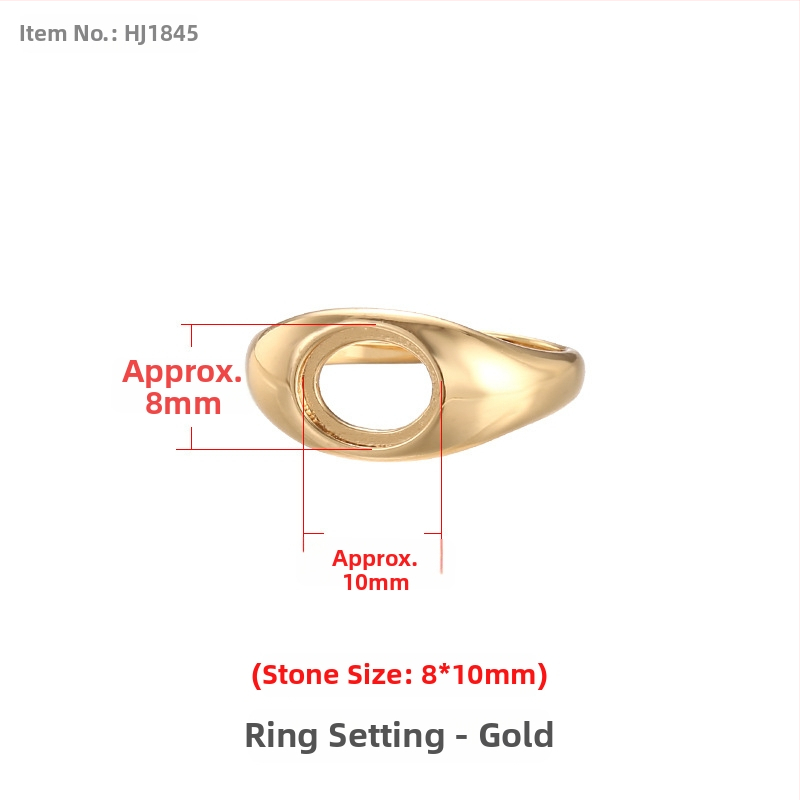 Réz gyűrűtartó, állítható nyílású, ovális forma, uniszex eredeti dizájn, elektroplátolt felület