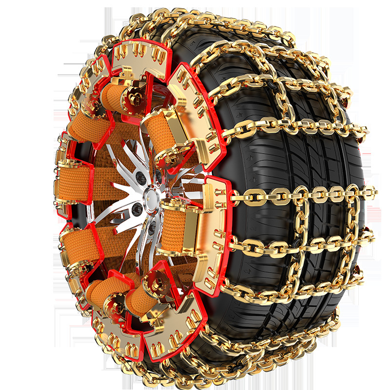 Verigă de zăpadă Yulan din fier, model Tian Grid, pentru automobile, greutate 5 kg