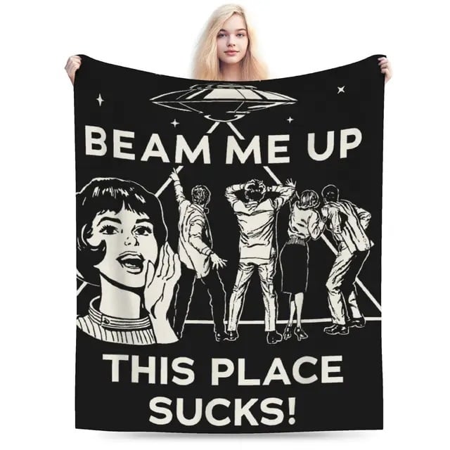 Cuvertură cu imprimeu litere, poliester moale, stil european-american, primăvară și toamnă, micșorare 2–4%, personalizare disponibilă