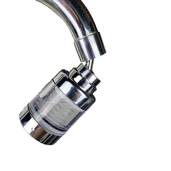 Filtračná hubica na kohútik, nerezová oceľ, univerzálne otáčajúci sa výstup s tromi úrovňami toku, kryt proti striekaniu a predĺženie