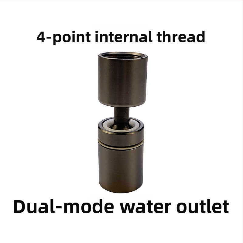 Filtračná hubica na kohútik, nerezová oceľ, univerzálne otáčajúci sa výstup s tromi úrovňami toku, kryt proti striekaniu a predĺženie