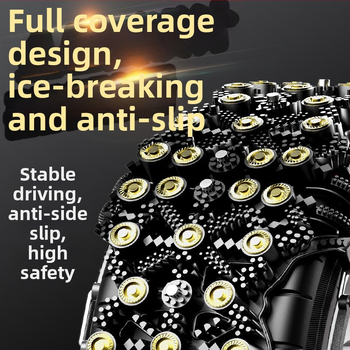 Junbang lanț universal antiaderent pentru anvelope auto, pentru autoturisme, sedanuri și SUV-uri — compatibil cu diferite specificații ale anvelopelor