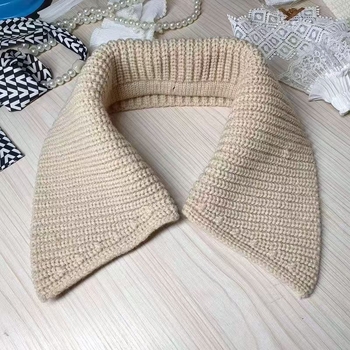 Shatongman Gyerekeknek Levehető Ríbben Négyzet Gallér Tollas Díszítéssel, Koreai Stílusú Nagy Gallér, Meleg, Foltmentes, Poliészter Külső és Poliészter Belső, 2025 Tavasz