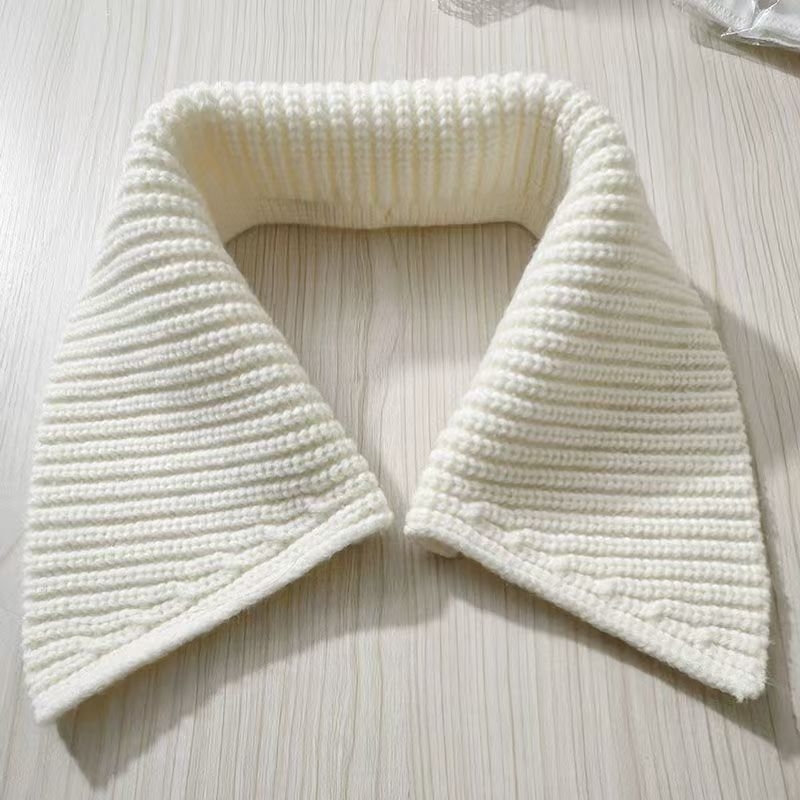 Shatongman Gyerekeknek Levehető Ríbben Négyzet Gallér Tollas Díszítéssel, Koreai Stílusú Nagy Gallér, Meleg, Foltmentes, Poliészter Külső és Poliészter Belső, 2025 Tavasz