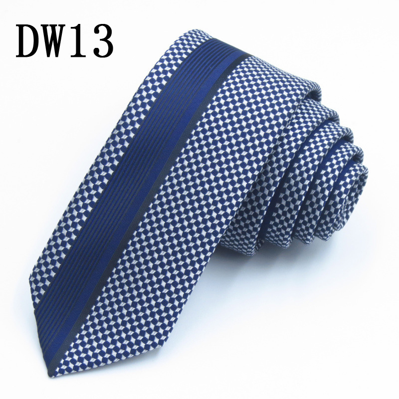Muška pamučna kravata s geometrijskim uzorkom, Jacquard, tip strelice, casual.