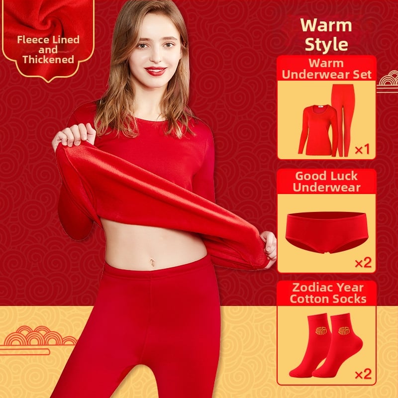 Set termic unisex din două straturi, cu margine de catifea, top cu guler rotund și pantaloni, țesătură poliester, grosime extra 351-400 g/m²