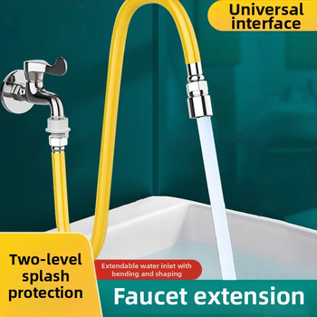 Rozšírenie batériového kohútika do kúpeľne, nerezová oceľ, rýchle zapojenie, elektroplating povrchová úprava, ovládanie jednou alebo dvoma rukami, 0–100°C