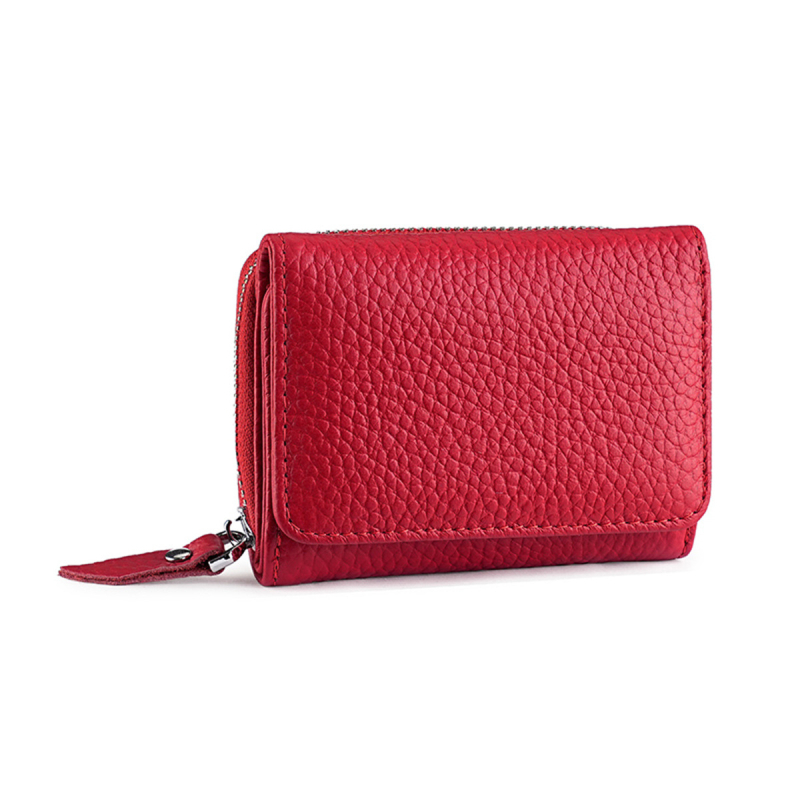 Portofel RFID - Piele naturală, primul strat de piele de vițel; stil urban simplu; model KB100; protecție RFID anti-fraudă