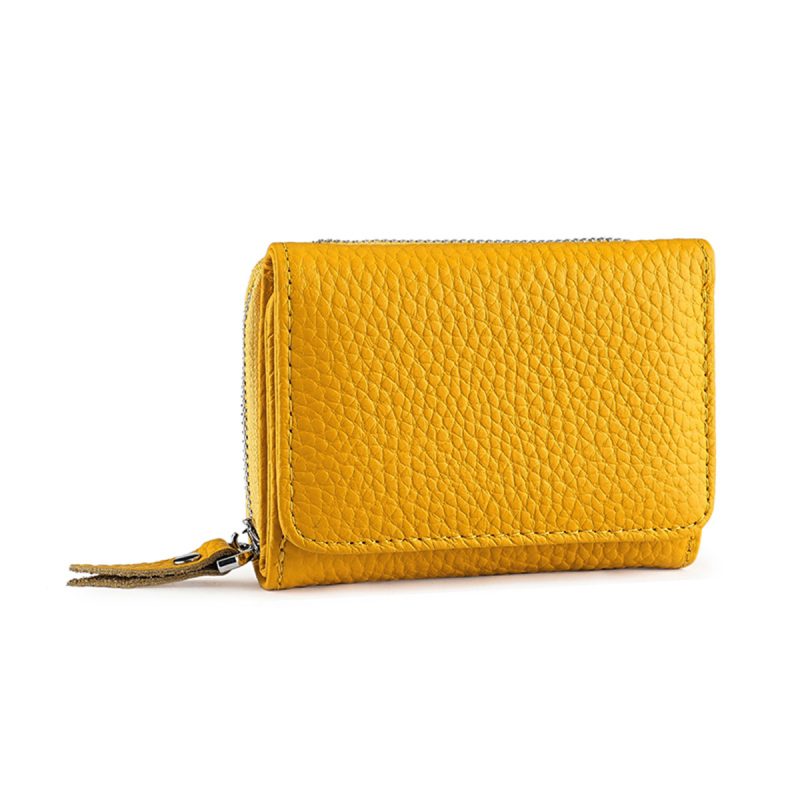 Portofel RFID - Piele naturală, primul strat de piele de vițel; stil urban simplu; model KB100; protecție RFID anti-fraudă