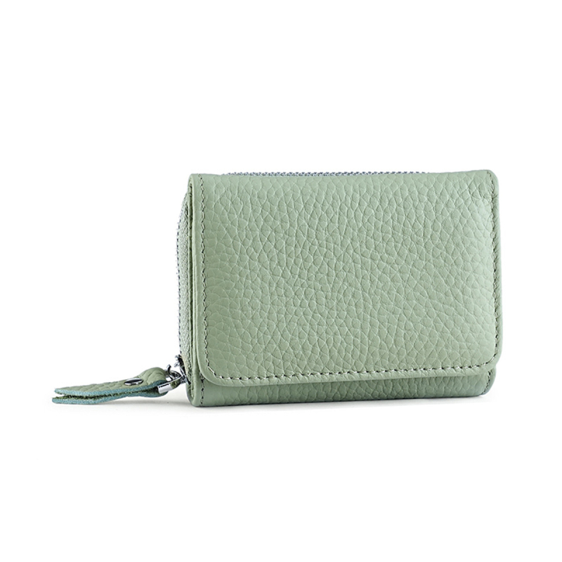 Portofel RFID - Piele naturală, primul strat de piele de vițel; stil urban simplu; model KB100; protecție RFID anti-fraudă