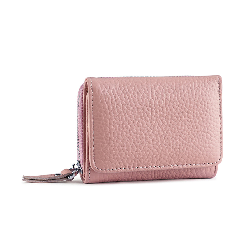 Portofel RFID - Piele naturală, primul strat de piele de vițel; stil urban simplu; model KB100; protecție RFID anti-fraudă