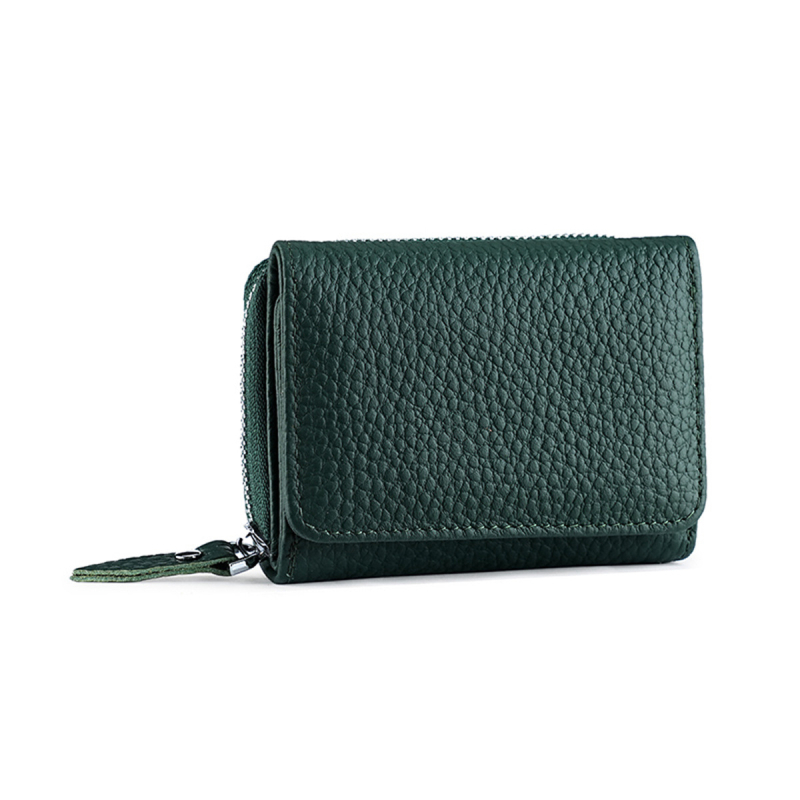 Portofel RFID - Piele naturală, primul strat de piele de vițel; stil urban simplu; model KB100; protecție RFID anti-fraudă