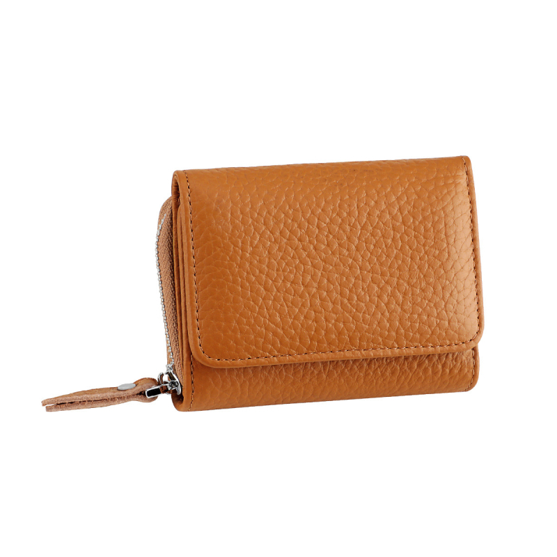 Portofel RFID - Piele naturală, primul strat de piele de vițel; stil urban simplu; model KB100; protecție RFID anti-fraudă