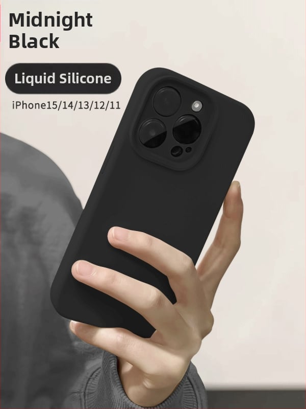 Carcasă iPhone din silicon lichid, acoperire completă, finisaj mat, protecție la căderi, anti-amprente; Compatibil cu iPhone 12/12 Pro/12 Pro Max/13/13 Pro/13 Pro Max/14/14 Pro/14 Pro Max