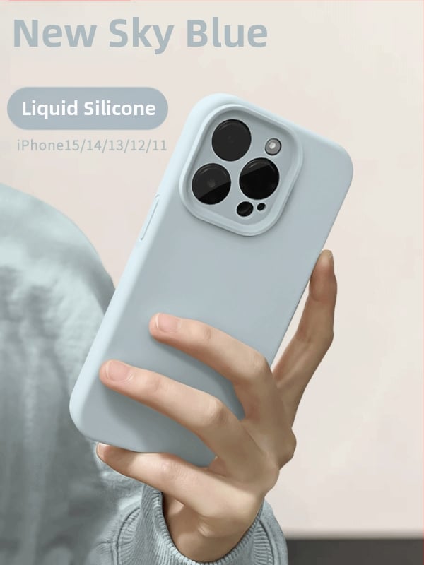 Carcasă iPhone din silicon lichid, acoperire completă, finisaj mat, protecție la căderi, anti-amprente; Compatibil cu iPhone 12/12 Pro/12 Pro Max/13/13 Pro/13 Pro Max/14/14 Pro/14 Pro Max
