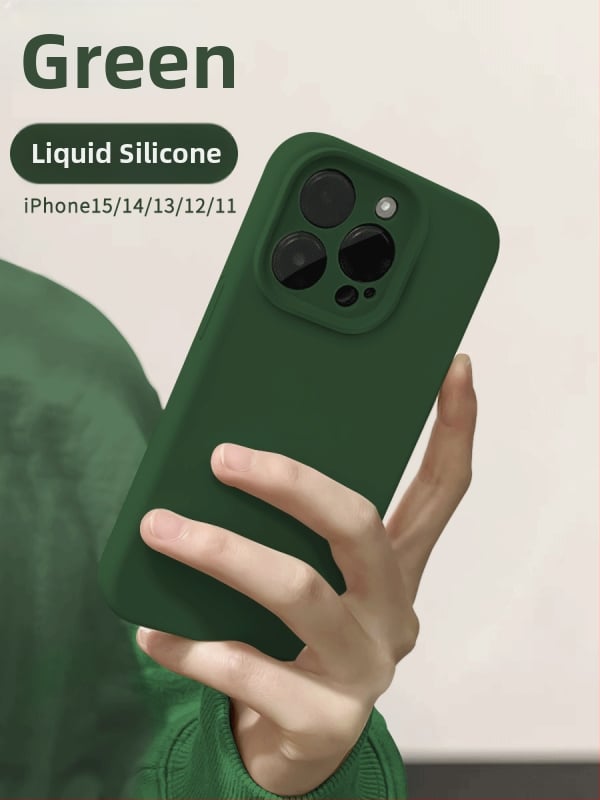 Carcasă iPhone din silicon lichid, acoperire completă, finisaj mat, protecție la căderi, anti-amprente; Compatibil cu iPhone 12/12 Pro/12 Pro Max/13/13 Pro/13 Pro Max/14/14 Pro/14 Pro Max