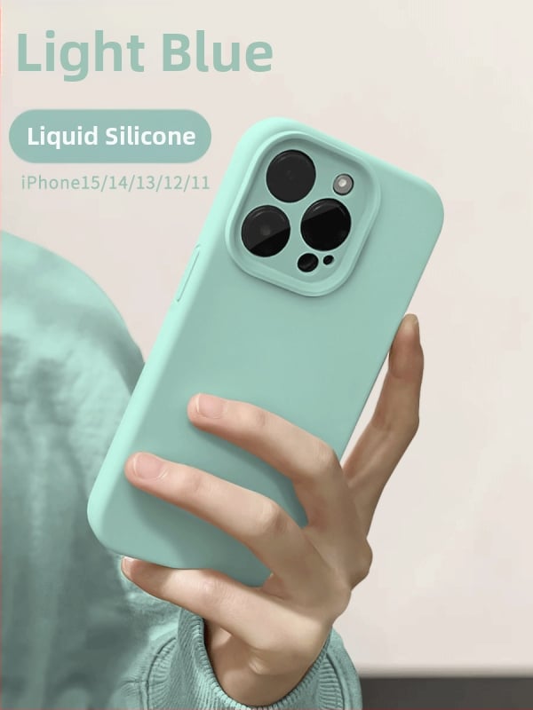 Carcasă iPhone din silicon lichid, acoperire completă, finisaj mat, protecție la căderi, anti-amprente; Compatibil cu iPhone 12/12 Pro/12 Pro Max/13/13 Pro/13 Pro Max/14/14 Pro/14 Pro Max