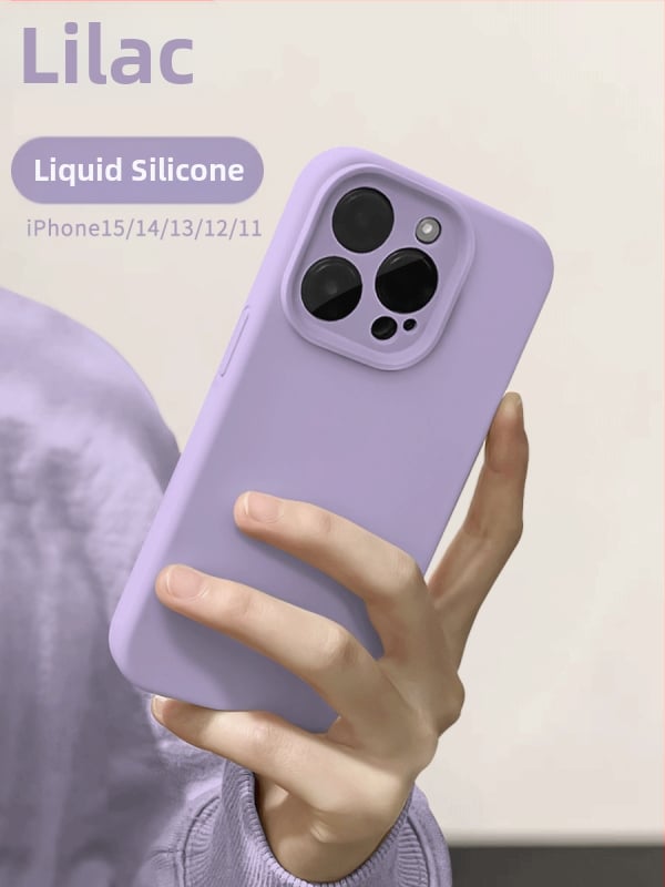 Carcasă iPhone din silicon lichid, acoperire completă, finisaj mat, protecție la căderi, anti-amprente; Compatibil cu iPhone 12/12 Pro/12 Pro Max/13/13 Pro/13 Pro Max/14/14 Pro/14 Pro Max