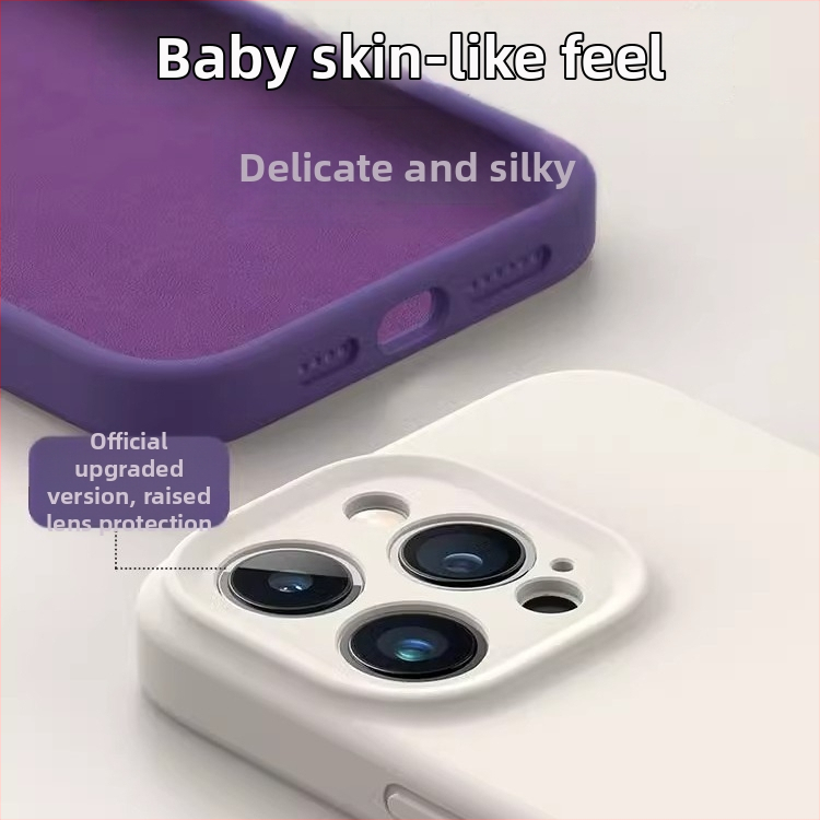 Carcasă iPhone din silicon lichid, acoperire completă, finisaj mat, protecție la căderi, anti-amprente; Compatibil cu iPhone 12/12 Pro/12 Pro Max/13/13 Pro/13 Pro Max/14/14 Pro/14 Pro Max