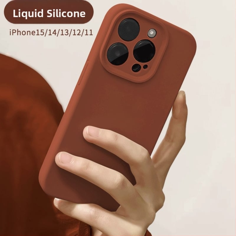 Carcasă iPhone din silicon lichid, acoperire completă, finisaj mat, protecție la căderi, anti-amprente; Compatibil cu iPhone 12/12 Pro/12 Pro Max/13/13 Pro/13 Pro Max/14/14 Pro/14 Pro Max