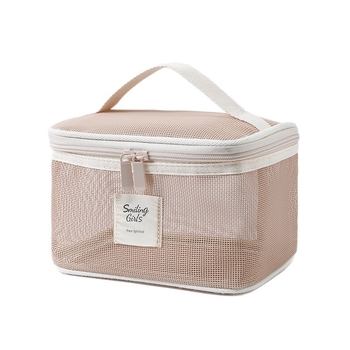 Maixing kozmetikai táska, Teslin anyag, kubikus alakú, légáteresztő, ultra könnyű, modell Tsl20250901