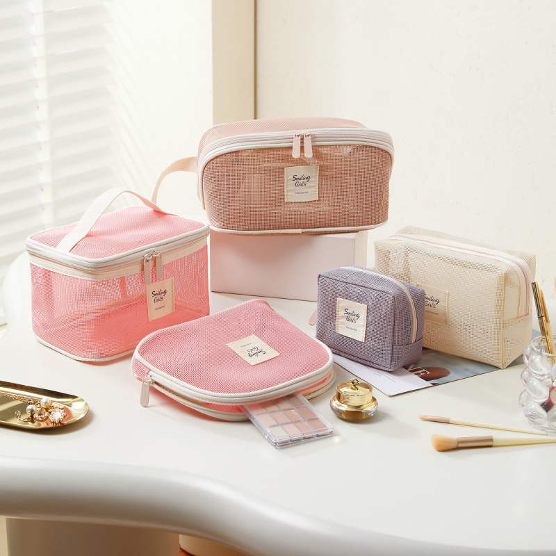 Maixing kozmetikai táska, Teslin anyag, kubikus alakú, légáteresztő, ultra könnyű, modell Tsl20250901