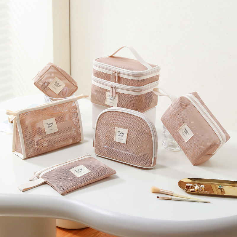 Maixing kozmetikai táska, Teslin anyag, kubikus alakú, légáteresztő, ultra könnyű, modell Tsl20250901