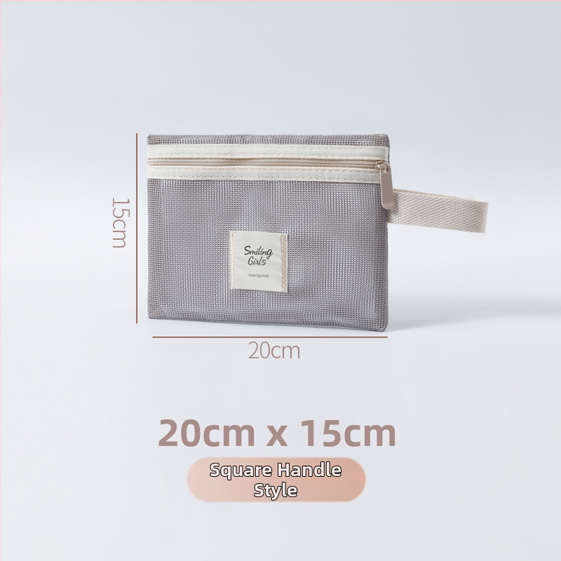 Maixing kozmetikai táska, Teslin anyag, kubikus alakú, légáteresztő, ultra könnyű, modell Tsl20250901