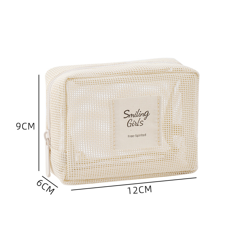 Maixing kozmetikai táska, Teslin anyag, kubikus alakú, légáteresztő, ultra könnyű, modell Tsl20250901