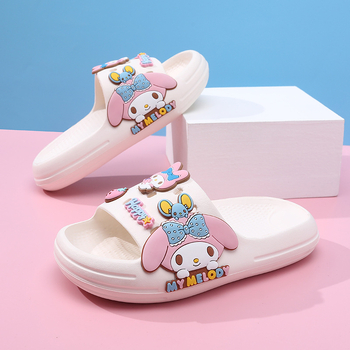 Детски EVA джапанки с карикатурен принт, противохлъзгаща се мека подметка, летни домашни обувки за деца на възраст 4–16 години