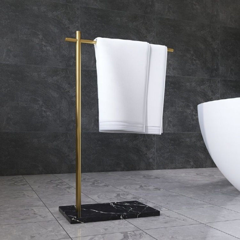 Suport de prosoape de podea din fier, stil chinezesc nou, certificare Watermarks, origine China, certificat nr. 1